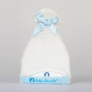 gorro bebé color azul cielo
