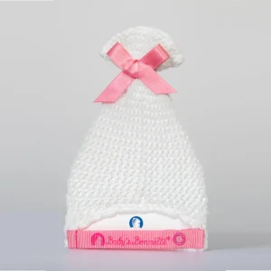 Baby’s Bonnette bonnet in candy pink