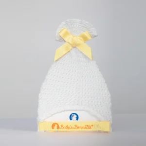gorro Baby’s Bonnette color amarillo